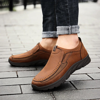 Men’s Breathable Retro Casual Loafers
