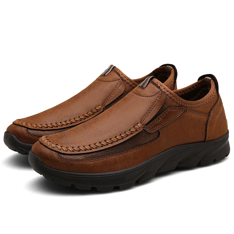 Men’s Breathable Retro Casual Loafers